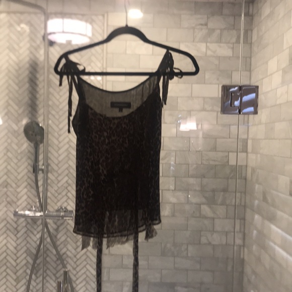 Arthur Mendoza tank blouse with tie - Picture 2 of 5